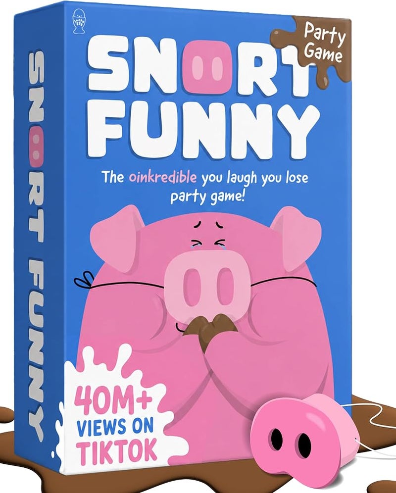 Lucky Egg Snort Funny - Award-Winning Laugh-You-Lose Funny Game for Kids & Adults - Image 1