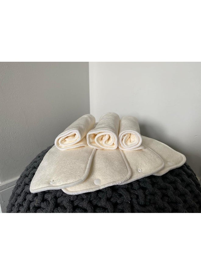 Nora's Nursery 7 Pack Inserts with Snap - Reusable and Absorbent - Perfect for Any Diaper - Image 5