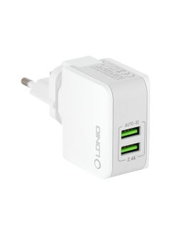 LDNIO A2203 lightning Travel Fast Charger with 2 USB Ports and lightning Cable