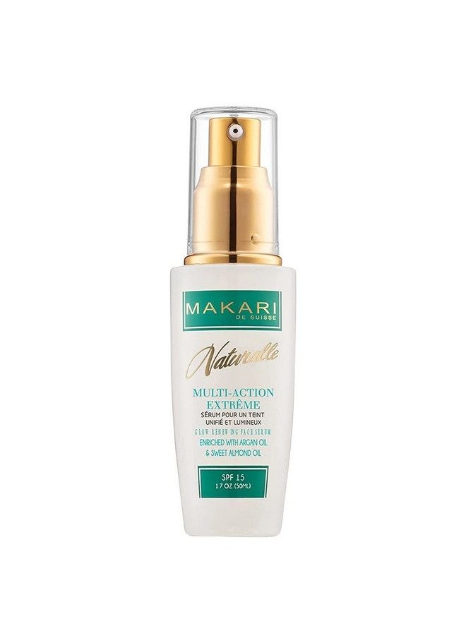 Makari - Naturalle Multiaction Extreme Skin Lightening Serum 1.7Oz Moisturizing & Whitening Face Serum With Argan Oil & Spf 15 - Image 1