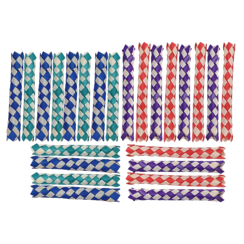Finger Traps: Natural Bamboo, Soft & Non-Toxic - Bird Chew Toy & Bird Forage Toy for Parrots, Kids Party & DIY Parent-Child Activities - Image 2