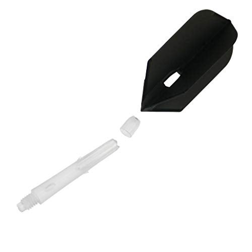 LSTYLE Dart Shafts | Emerald | Long 330 | 1 Set (3 Shafts) | for Soft Tip & Steel Tip Darts - Image 3