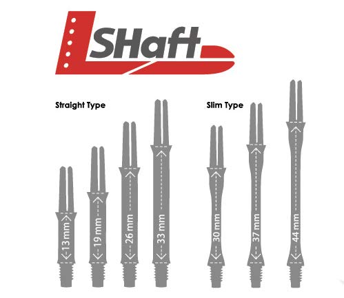 LSTYLE Dart Shafts | Emerald | Long 330 | 1 Set (3 Shafts) | for Soft Tip & Steel Tip Darts - Image 2