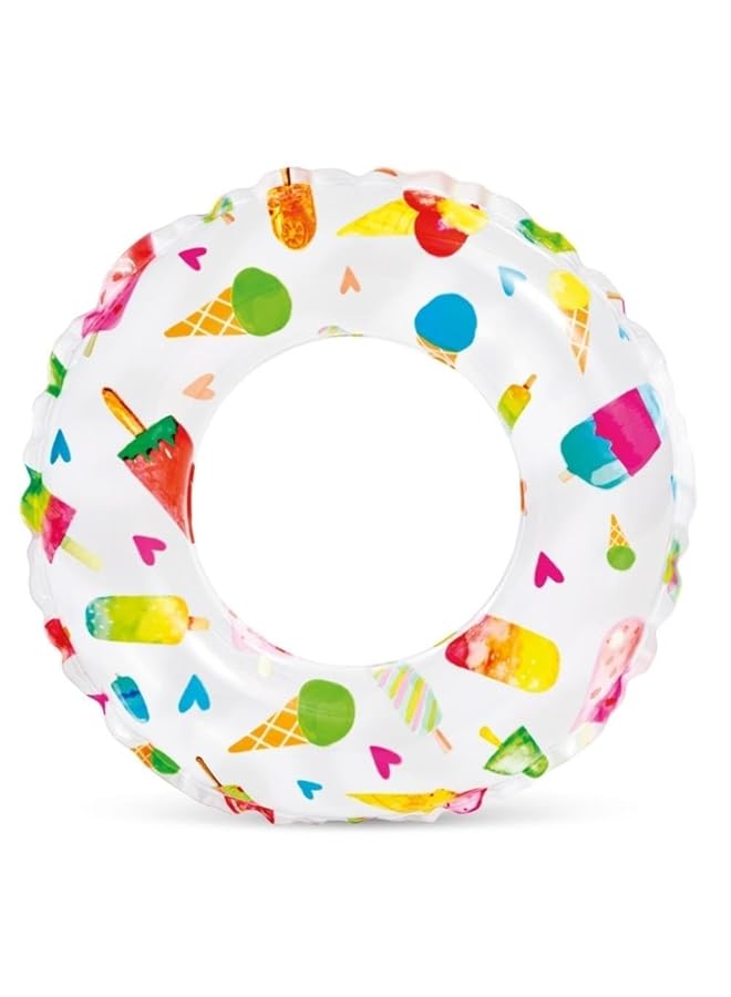 INTEX Recreation Lively Print Swim Ring 20 Inches 59230Np Assorted Designs