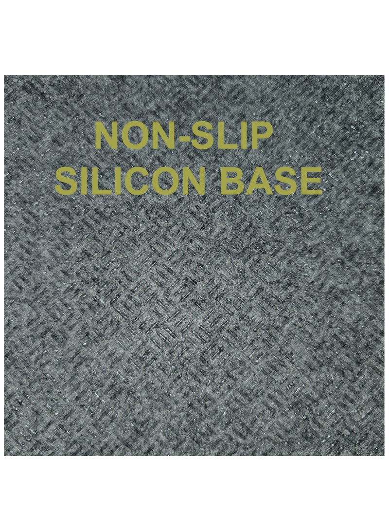 Fabienne Ultra Plush Silky Prayer Mat 70×110cm Premium Printed Islamic Sajadah Soft with Non-Slip Silicon Base Lightweight Portable Musalla for Gift Ramadan Eid Hajj & Umrah Turquoise - Image 4