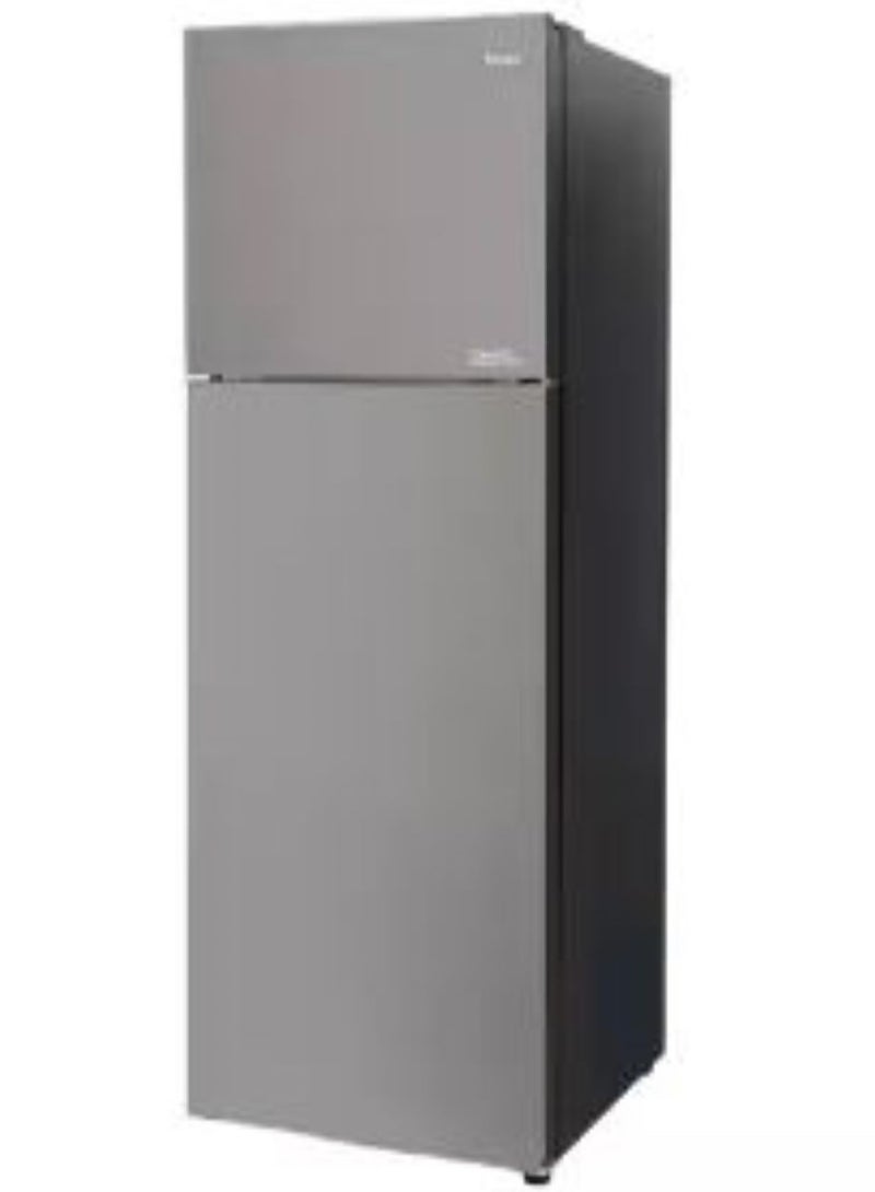 Haier Top Mount Fridge Steel 357L HRF-468NS Silver - Image 2