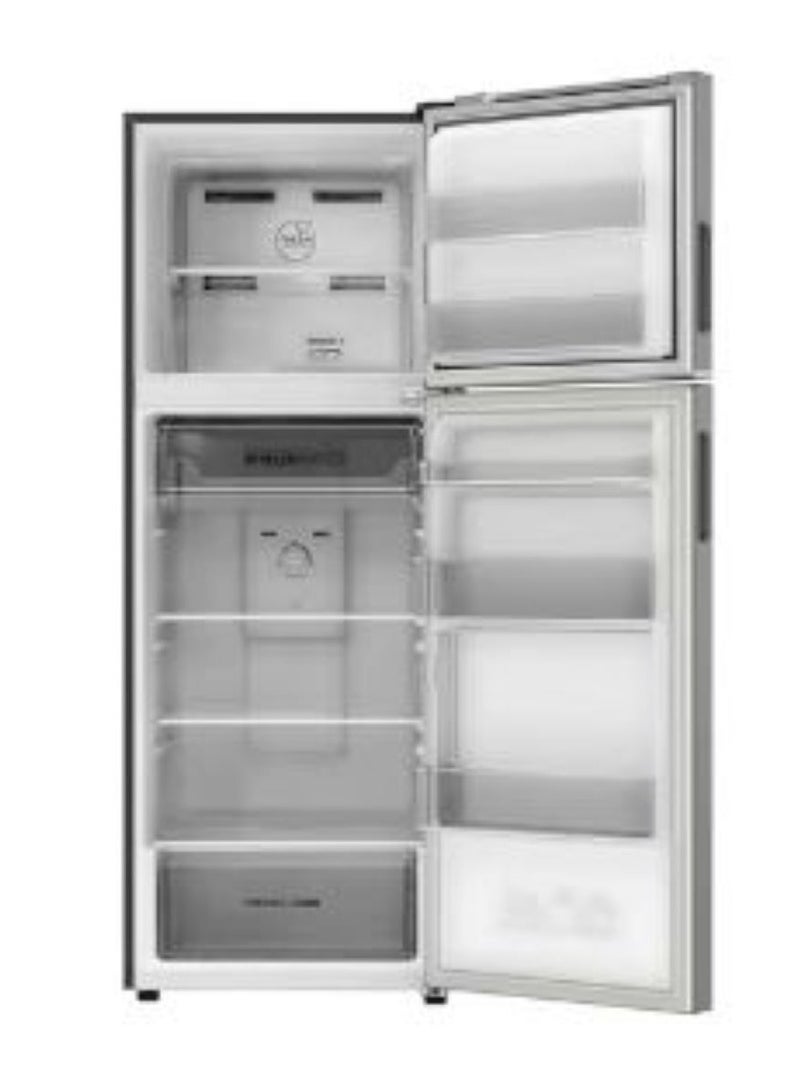 Haier Top Mount Fridge Steel 357L HRF-468NS Silver - Image 3