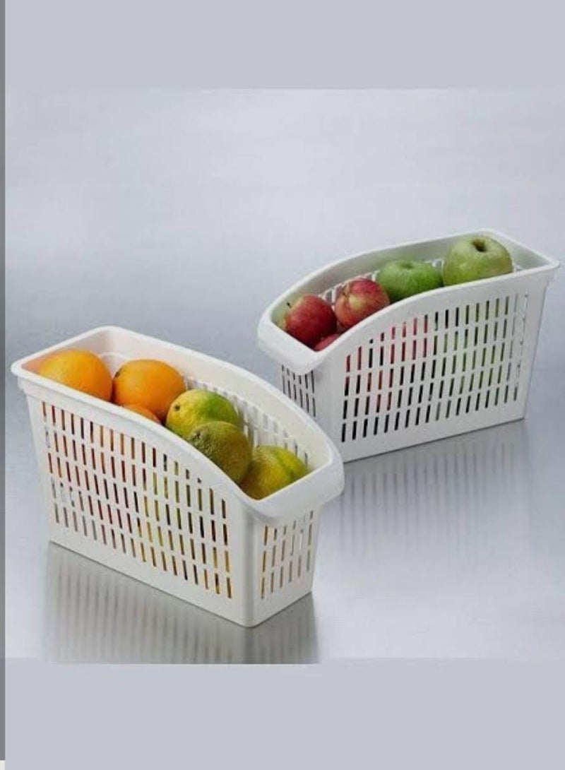 Fridge or Kitchen Organizer Shelf - 2 Pieces - Assorted Colors__Multiple shapes - Image 1