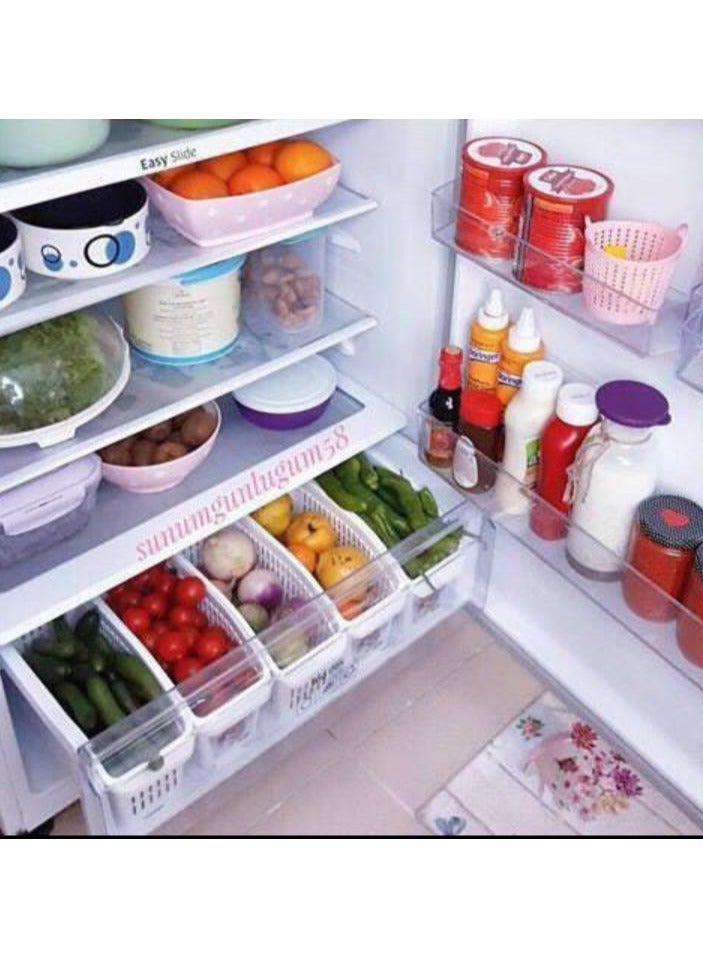 Fridge or Kitchen Organizer Shelf - 2 Pieces - Assorted Colors__Multiple shapes - Image 2