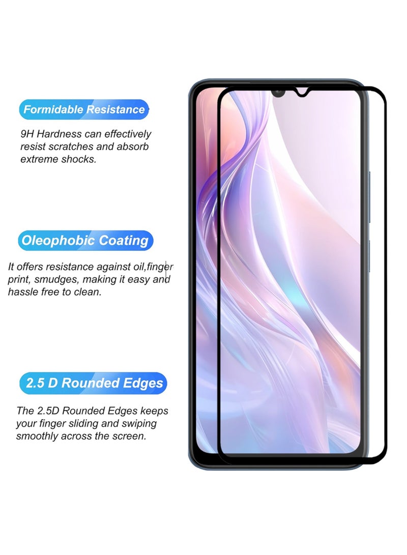 For Xiaomi Redmi 13C 4G/ 5G-Screen Protector – Edge to Edge Tempered Glass Screen Protector, High Transparency, Delicate Touch, Anti-Explosion, Smooth Arc Edges, Easy Installation - Image 3