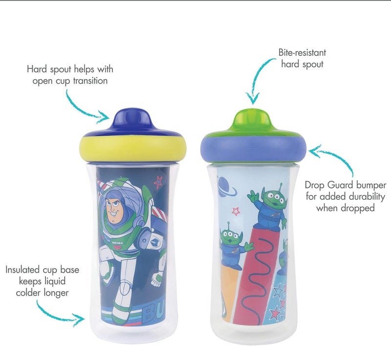 The First Years Disney/Pixar Toy Story Insulated Sippy Cup 9 Oz - 2pk, Multi - Image 4