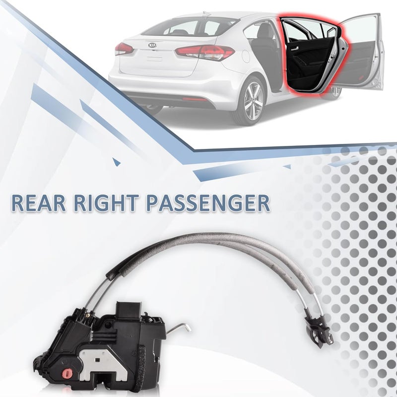 Predep Rear Right Door Lock Actuator Assembly for 2014-2018 Kia Forte - Image 5