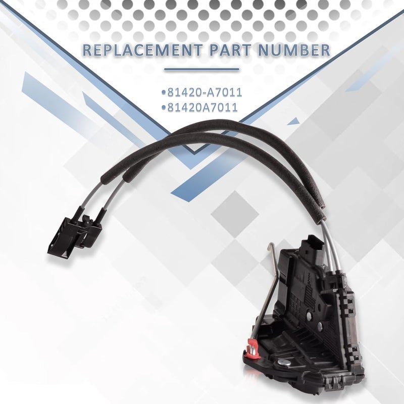 Predep Rear Right Door Lock Actuator Assembly for 2014-2018 Kia Forte - Image 3