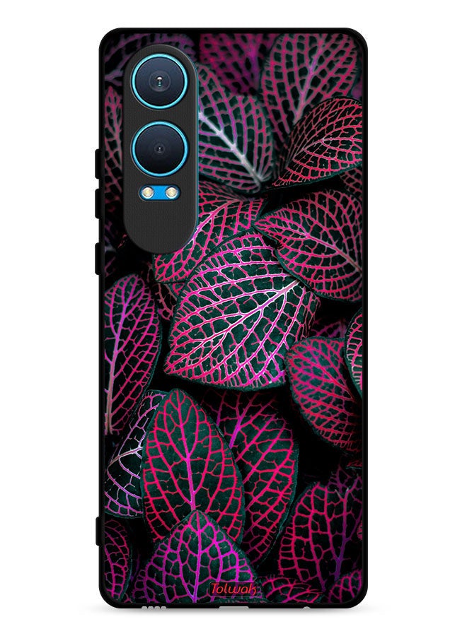 Tolwak OnePlus Nord CE4 Lite 5G Protective Case Cover Salja Leaves - Image 1