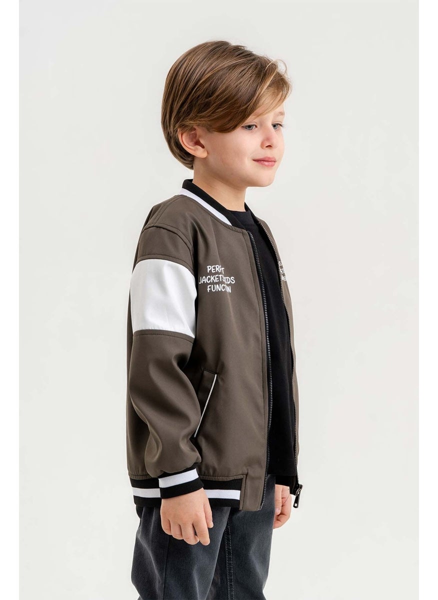 Gold Class Kidswear Double Pocket Zippered College Waterproof Boys Jacket  - Image 3