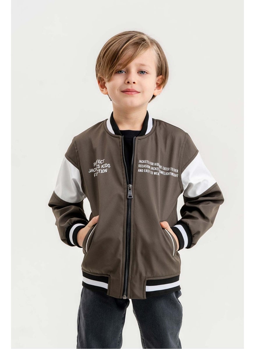 Gold Class Kidswear Double Pocket Zippered College Waterproof Boys Jacket  - Image 2