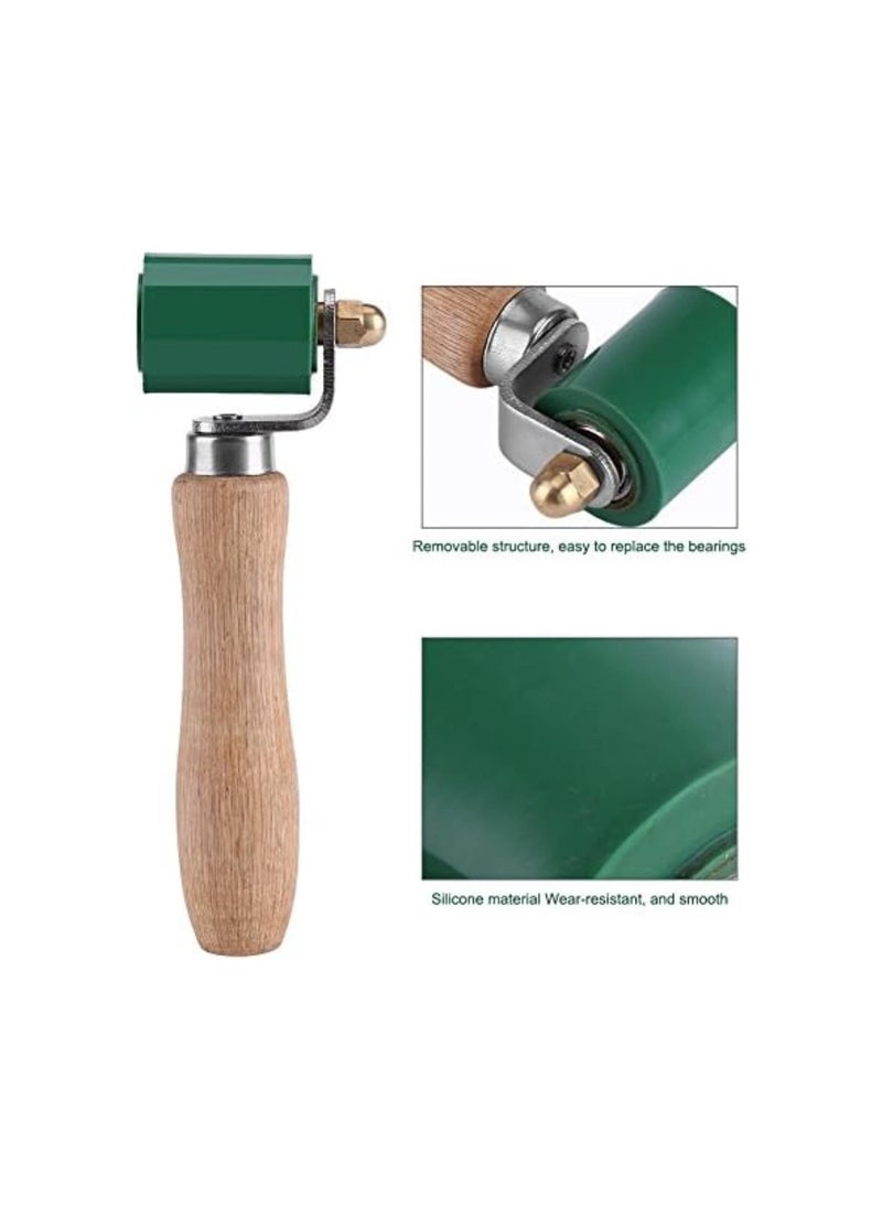 Generic - Silicone Hand Roller, 40mm Silicone High Temperature Resistant Pressure Roller for Roofing Hot Air Heating PVC Welding, 1.6 x 1.3inch - Image 1