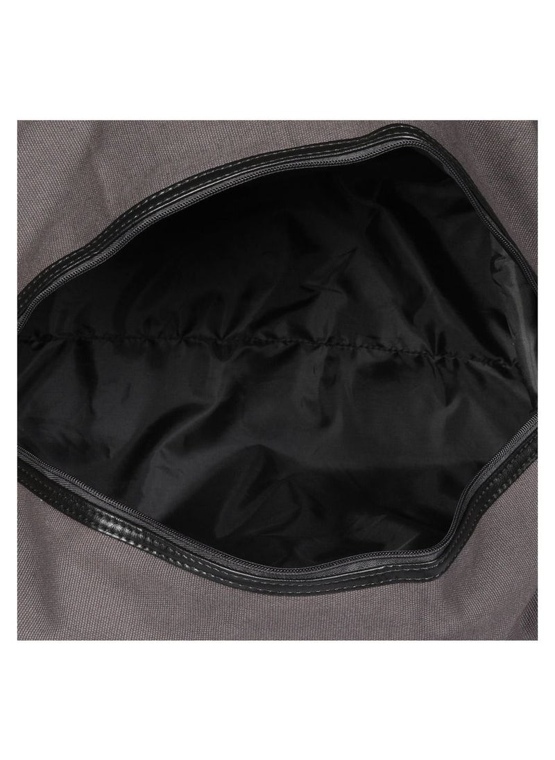 MOUNTHOOD - MOUNTHOOD Duffel / Duffle Bag for Men and Women - Premium Quality Long Lasting Canvas with Faux Leather - Polaris Dark Gray - Image 1