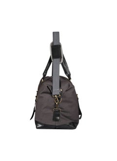MOUNTHOOD MOUNTHOOD Duffel / Duffle Bag for Men and Women - Premium Quality Long Lasting Canvas with Faux Leather - Polaris Dark Gray  - Image 5