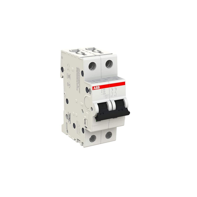 ABB Double Pole Miniature Circuit Breaker 32A - Image 3