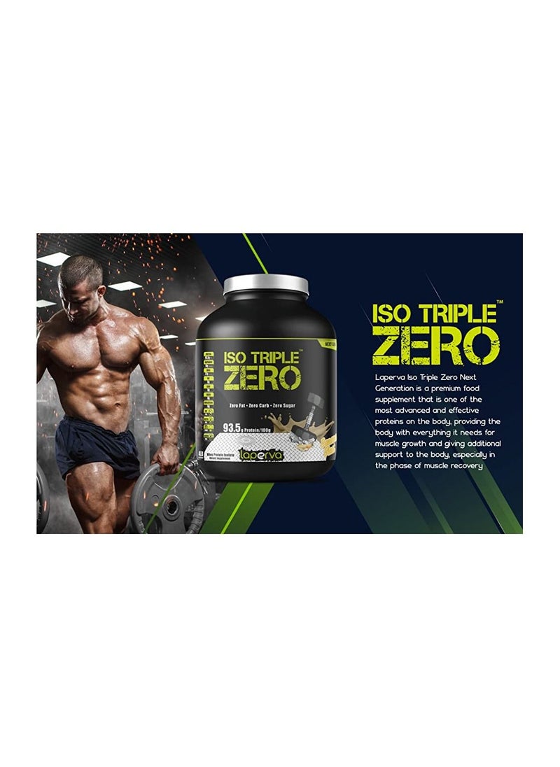 Laperva - Isolated Whey Protein Powder Triple Zero Next Generation 25g Protein Belgian Chocolate 5 Lb - Image 1