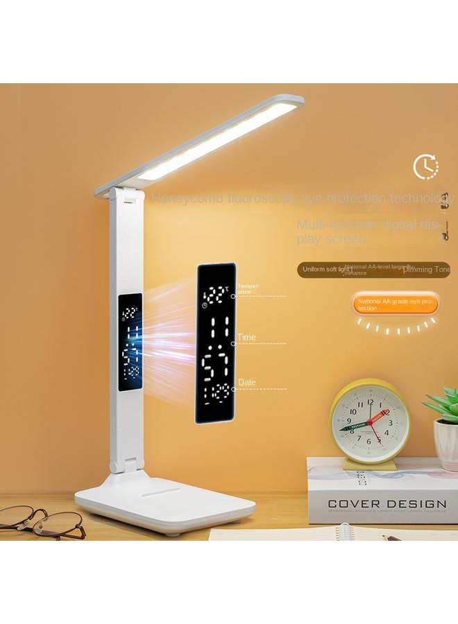 Bluejw Source Folding Learning Special Eye Protection Desk Lamp Nightlight Dormitory Charging Student Bedside Reading Lamp - Image 2