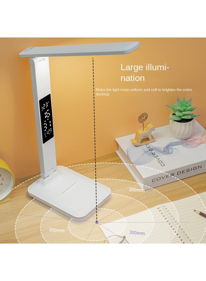 Bluejw Source Folding Learning Special Eye Protection Desk Lamp Nightlight Dormitory Charging Student Bedside Reading Lamp - Image 3
