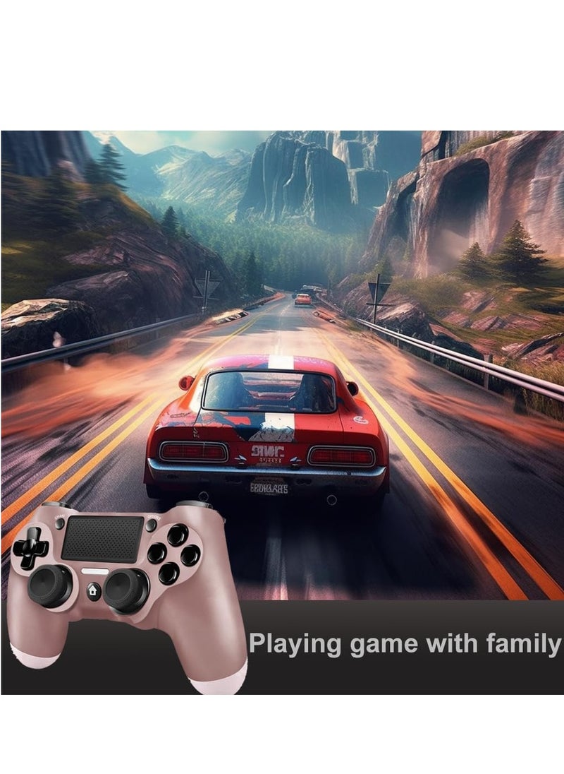 Generic - Wireless Controller for PlayStation 4 Compatible with PlayStation 4/PlayStation Slim/PlayStation Pro 6-Axis Motion Sensor and Dual Vibration New Model White - Image 1