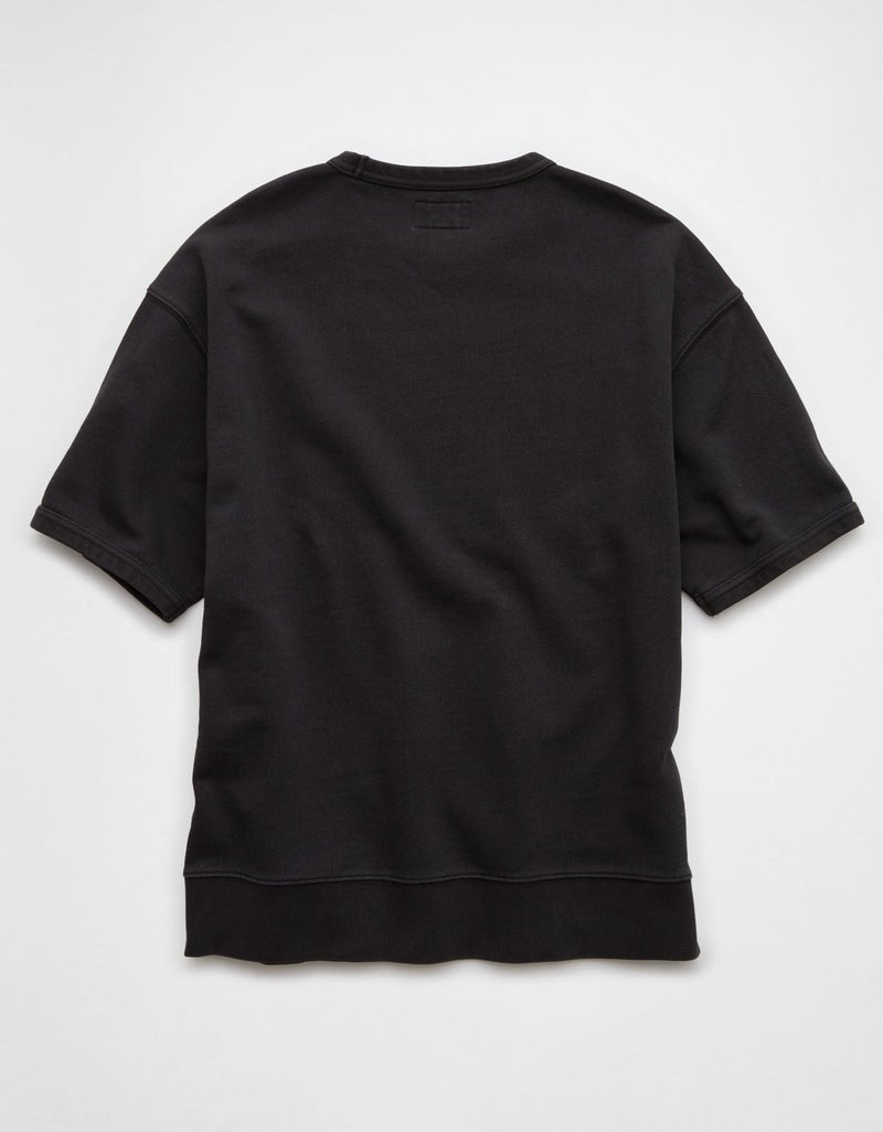 American Eagle AE Short-Sleeve Sweatshirt - Image 4