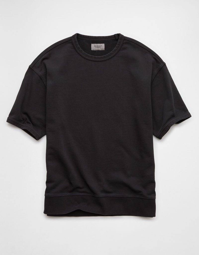 American Eagle AE Short-Sleeve Sweatshirt - Image 3