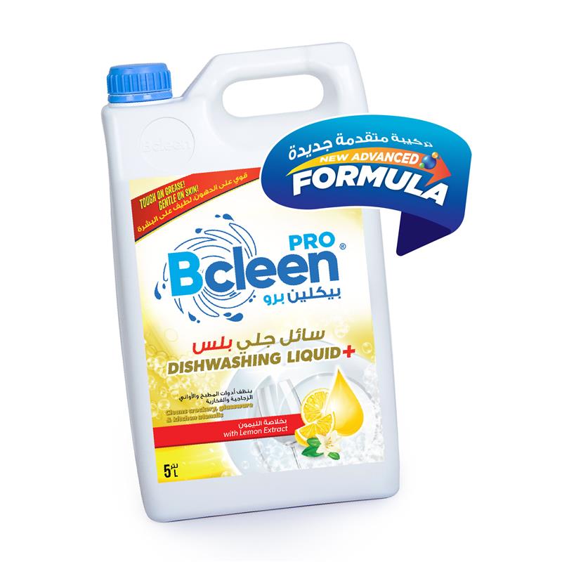 Bcleen Dishwashing Liquid Plus Lemon Scent 5L [1Pc] - Image 1