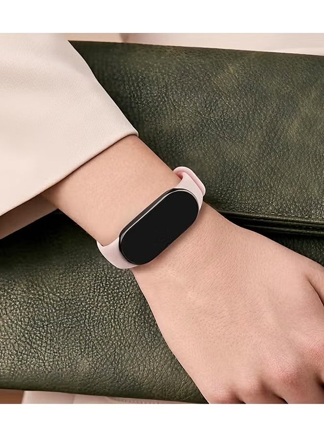 Happy D 4-piece replacement strap for Xiaomi Smart Band 8/9/10,Soft Silicone Clip Replacement Band For Xiaomi Mi Band 8/9/10 - Image 5