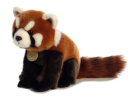 اورورا Aurora رائعتين Miyoni Red Panda حيوان محشو - التفاصيل النابضة بالحياة - الرفقة العزيزة - بني 9 بوصات - Image 2