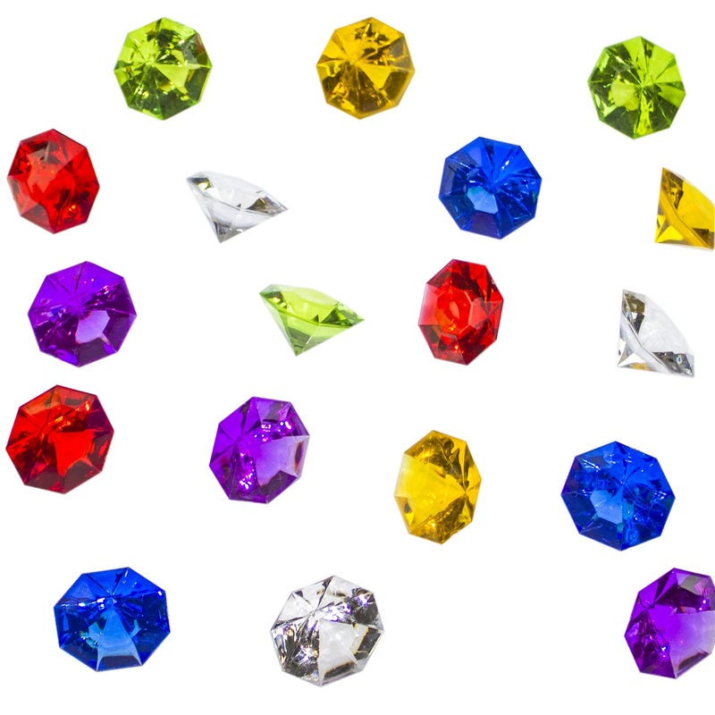 Super Z Outlet Acrylic Colorful Round Decorations for Table Scatter Vase Fillers Event Wedding Arts  Crafts Birthday Party Favor 36 Pieces Assorted - Image 1