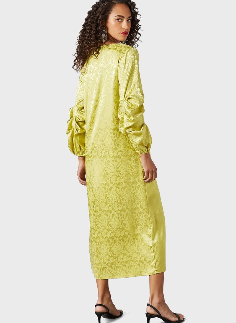 سيفي فور هانيا فستان مزين بكشكش - Image 2