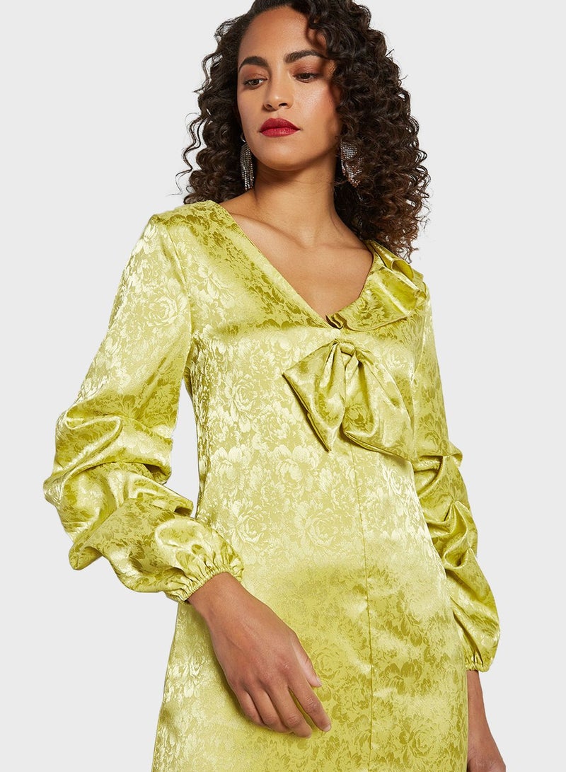 سيفي فور هانيا فستان مزين بكشكش - Image 4