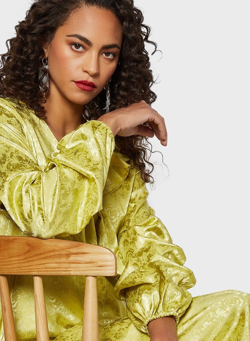 سيفي فور هانيا فستان مزين بكشكش - Image 3