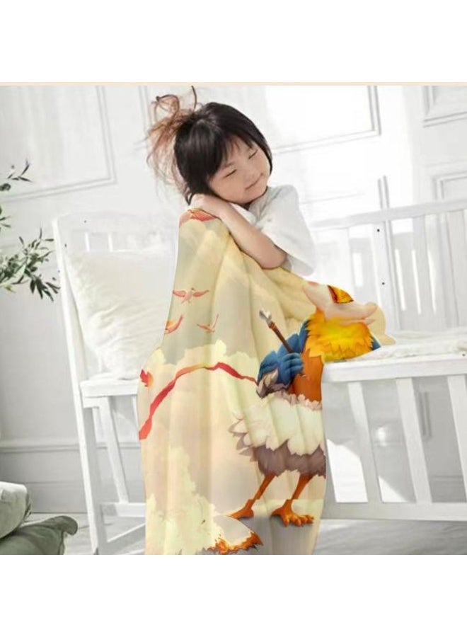 general Children's or student cartoon flannel thin blanket (warm and comfortable, suitable for sleep, games) 100cm*150cm - 189 - Image 3