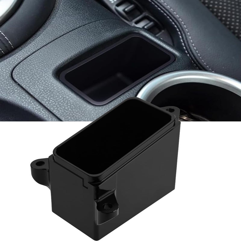 BILLFARO Cubby Insert Blank Button DeleteABS Plastic Center Console Organizer Storage Holder Replacement for Phone Change Misc for Nissan 370Z 20092020