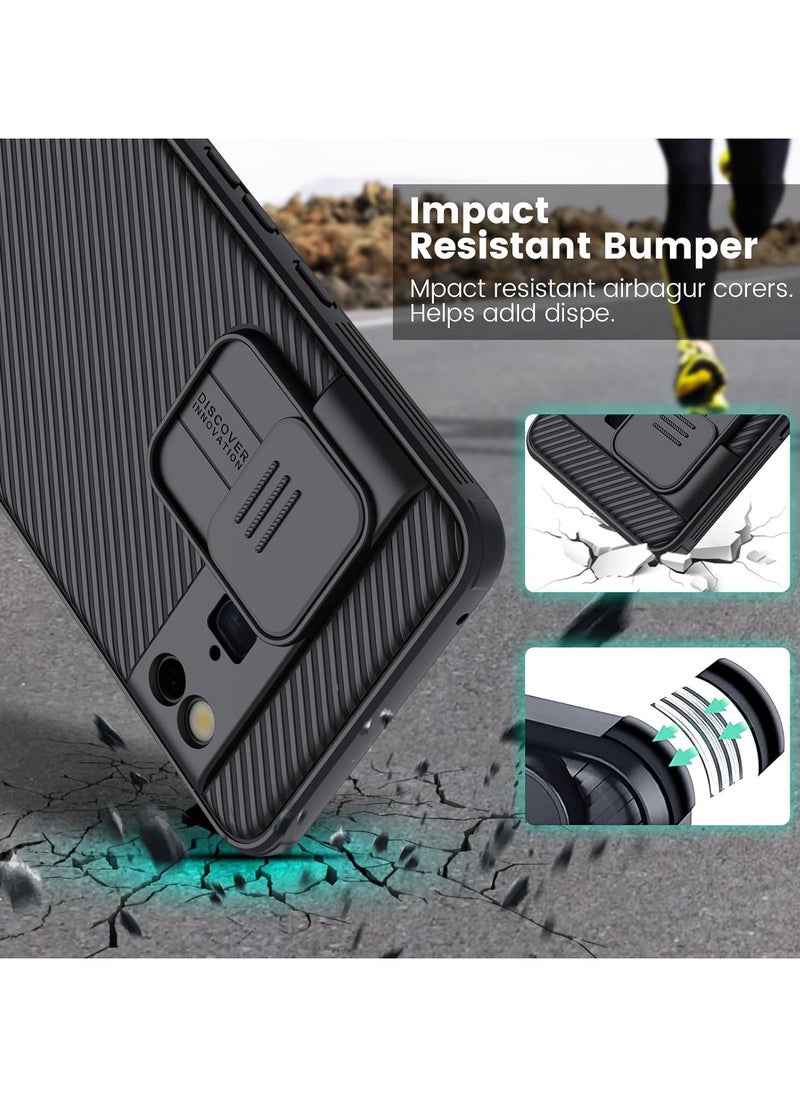 Google Pixel 8 Pro Case, Pixel 8 Pro Case with Slide Camera Cover, Slim Pixel 8 Pro 5G Phone Case 6.7 Inch