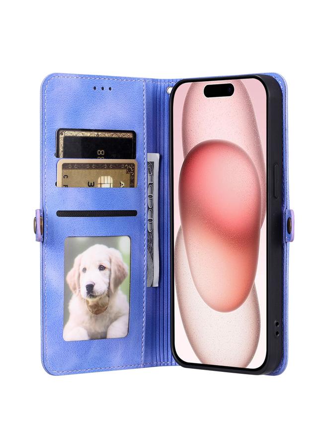 S-TOP Case For iPhone 15 Skin Feel Totem Embossed Leather Phone Case - Image 4