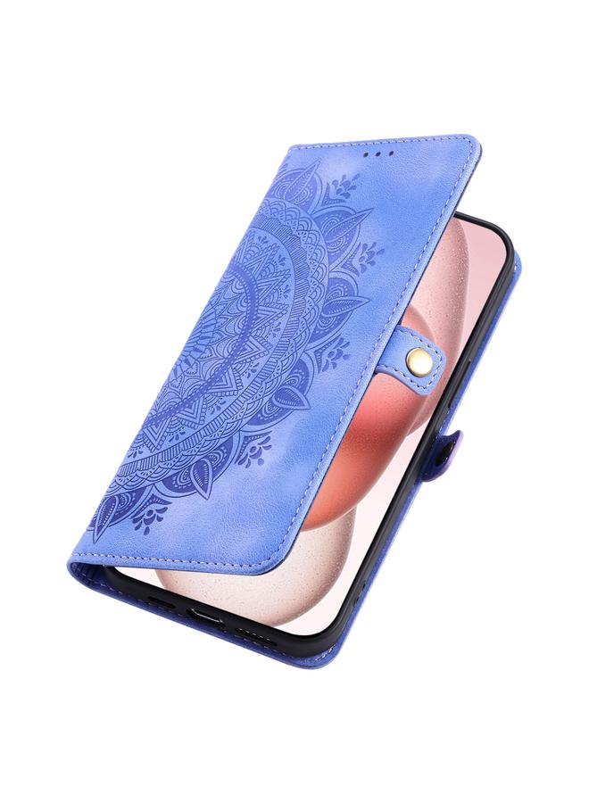 S-TOP Case For iPhone 15 Skin Feel Totem Embossed Leather Phone Case - Image 5