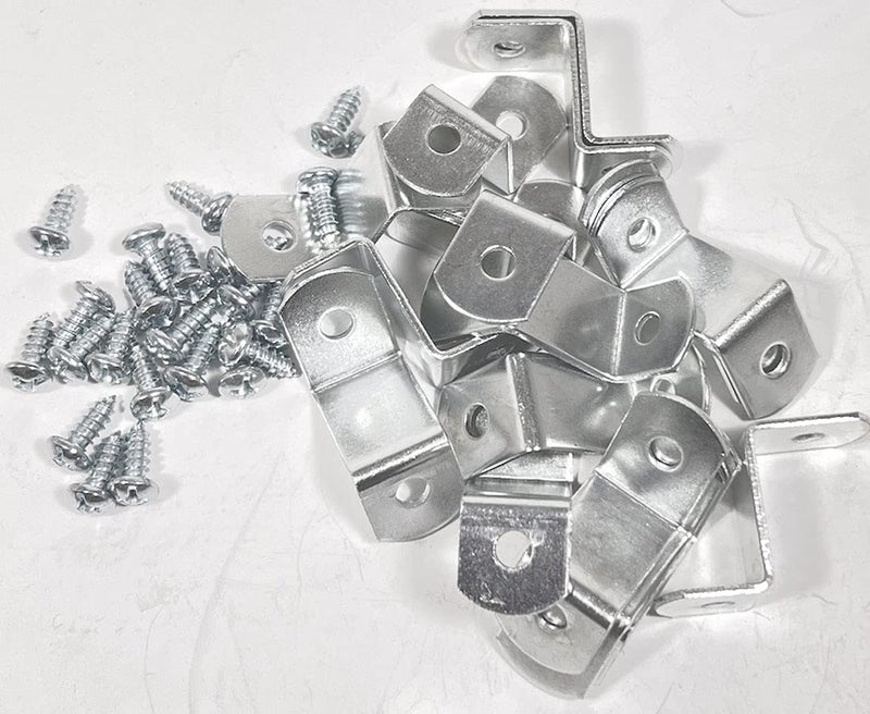 888 Corp 3/4" Canvas Offset Clips Extra Heavy Duty with Screws 20 Pack - Image 5