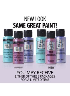 FolkArt Folkart Color Shift Acrylic Craft Paint  2 Oz  White  - Image 2