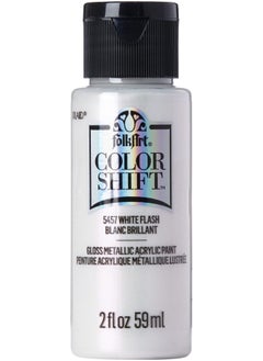 FolkArt Folkart Color Shift Acrylic Craft Paint  2 Oz  White  - Image 1