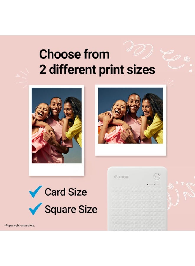 Canon SELPHY QX20 Compact Photo Printer white - Image 5