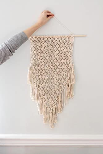 HOMEBOBO Macrame Cord 3mm x 328Yards(984Feet), Natural Cotton Macrame Rope - 3 Strands Twisted Macrame Cotton Cord for Wall Hanging, Plant Hangers, Crafts, Gift Wrapping and Wedding Decorations - Image 5