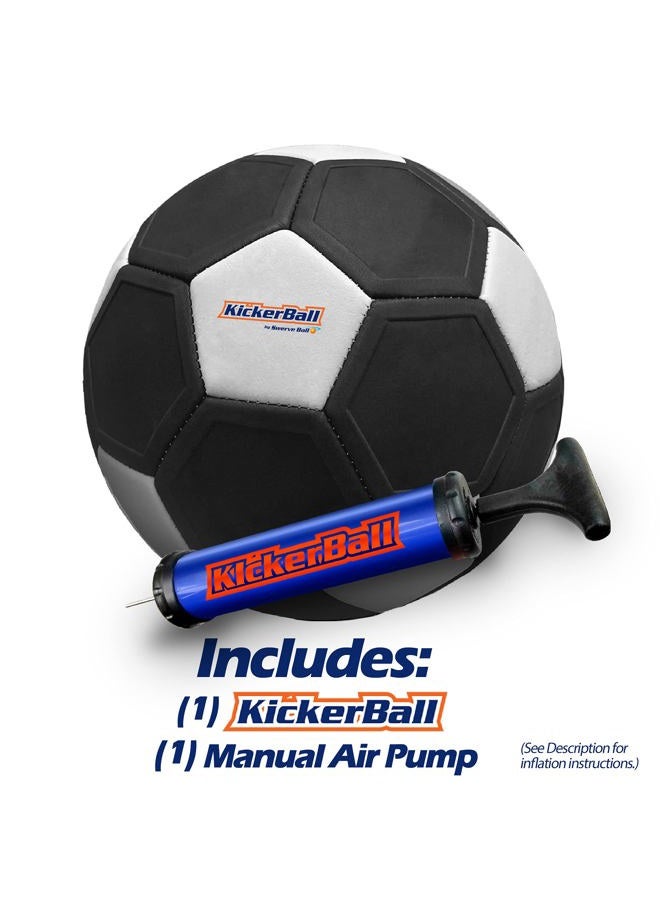 KickerBall Curve and Swerve Soccer Ball/Football Toy - Kick Like The Pros, Great Gift for Boys and Girls - Perfect for Outdoor & Indoor Match or Game (Glow in The Dark) - Image 2