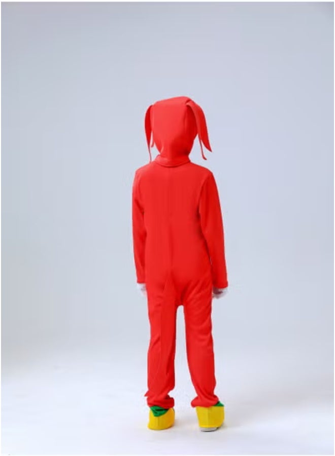 Red Sonic Advance Costume Sonic the Hedgehog Cosplay Halloween Costume for Kids - Image 5