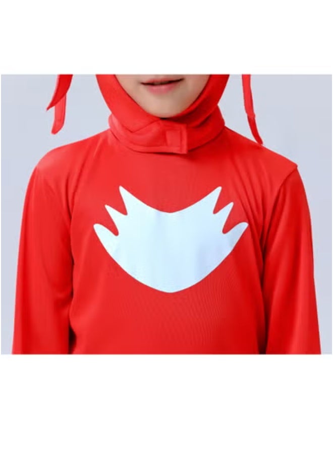 Red Sonic Advance Costume Sonic the Hedgehog Cosplay Halloween Costume for Kids - Image 4
